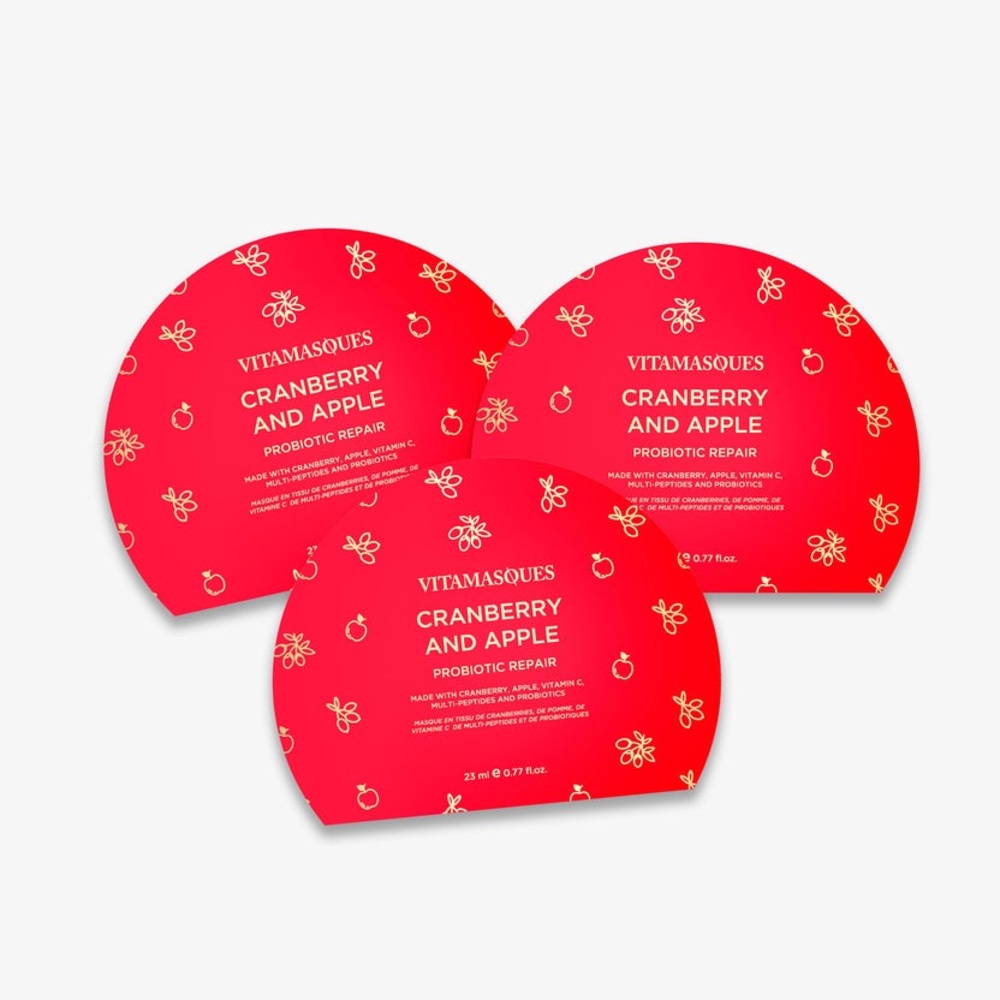 CRANBERRY AND APPLE REPAIR FACE MASK BOXSET